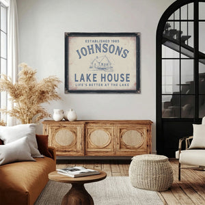 Personalized Lake House Sign, Life's Better At The Lake, Est. Year, image 4