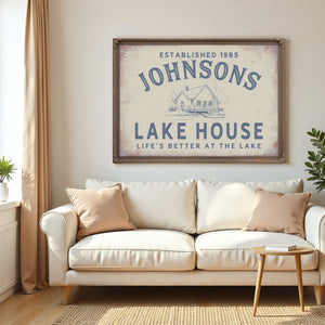 Personalized Lake House Sign, Life's Better At The Lake, Est. Year, image 5