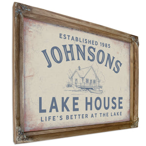 Personalized Lake House Sign, Life's Better At The Lake, Est. Year, image 6