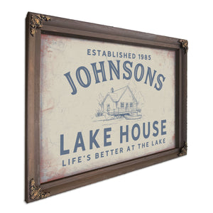 Personalized Lake House Sign, Life's Better At The Lake, Est. Year, image 7