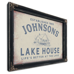 Personalized Lake House Sign, Life's Better At The Lake, Est. Year, image 8