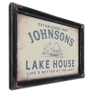 Personalized Lake House Sign, Life's Better At The Lake, Est. Year, image 8