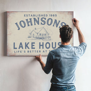 Personalized Lake House Sign, Life's Better At The Lake, Est. Year, image 10