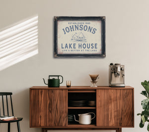 Personalized Lake House Sign, Life's Better At The Lake, Est. Year, image 18
