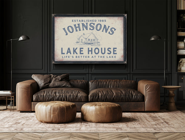 Personalized Lake House Sign, Life's Better At The Lake, Est. Year, image 20