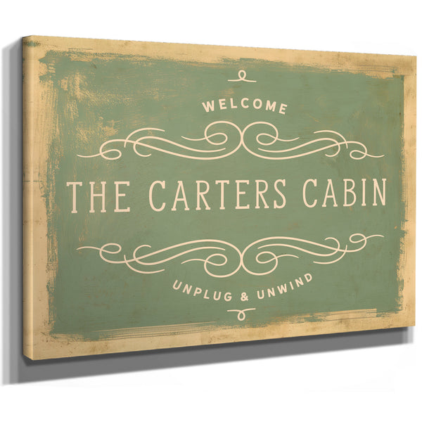 Personalized Lake House Sign, Welcome / Unplug & Unwind, image 9