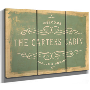 Personalized Lake House Sign, Welcome / Unplug & Unwind, image 15