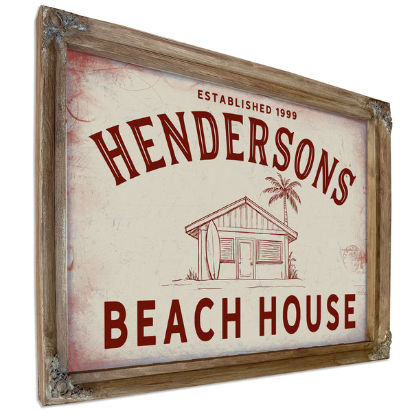 Personalized Beach House Sign, Est. Year, image 6