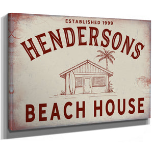 Personalized Beach House Sign, Est. Year, image 9