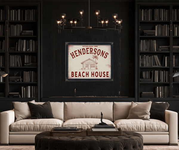 Personalized Beach House Sign, Est. Year, image 19