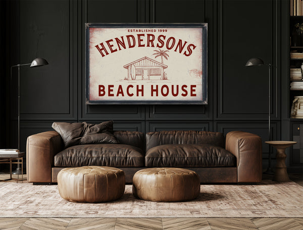 Personalized Beach House Sign, Est. Year, image 20