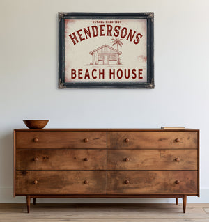 Personalized Beach House Sign, Est. Year, image 21