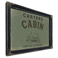 Personalized Cabin Sign, Unplug & Unwind, image 8