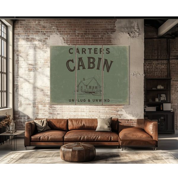 Personalized Cabin Sign, Unplug & Unwind, image 16