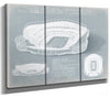 Bella Frye 36" x 24" / 3 Panel Canvas Wrap Mile High Stadium Wall Art - Original Denver Broncos Print