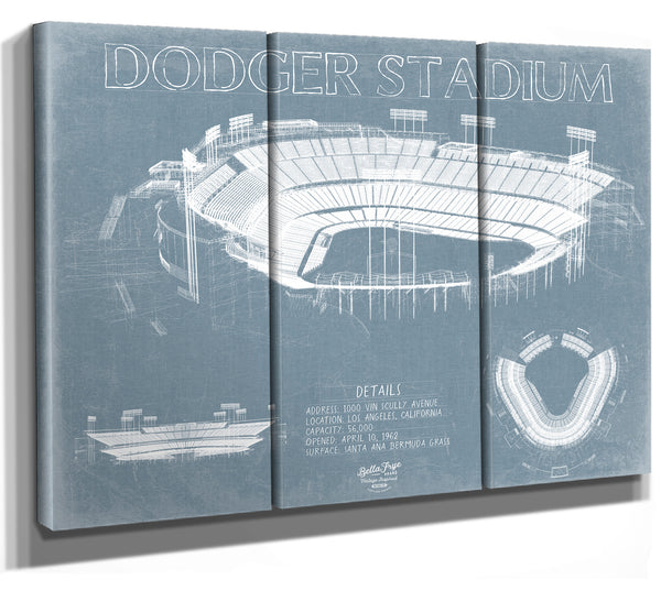 Dodger Stadium Wall Art - Original Los Angeles Dodgers Print