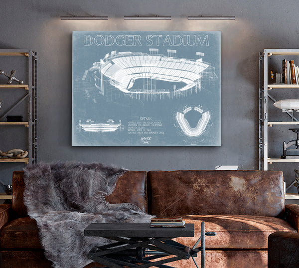 Dodger Stadium Wall Art - Original Los Angeles Dodgers Print