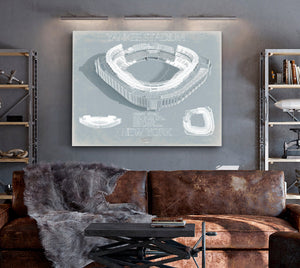 Bella Frye Yankee Stadium Wall Art - Original NY Yankees Fan Print