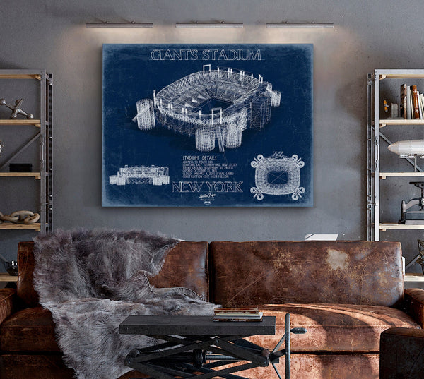 Bella Frye Giants Stadium Wall Art - Original New York Giants Print