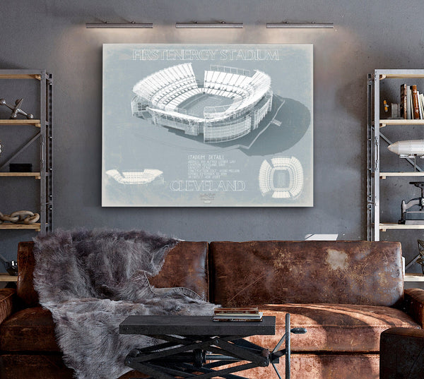 Bella Frye FirstEnergy Stadium Wall Art - Original Cleveland Browns Print