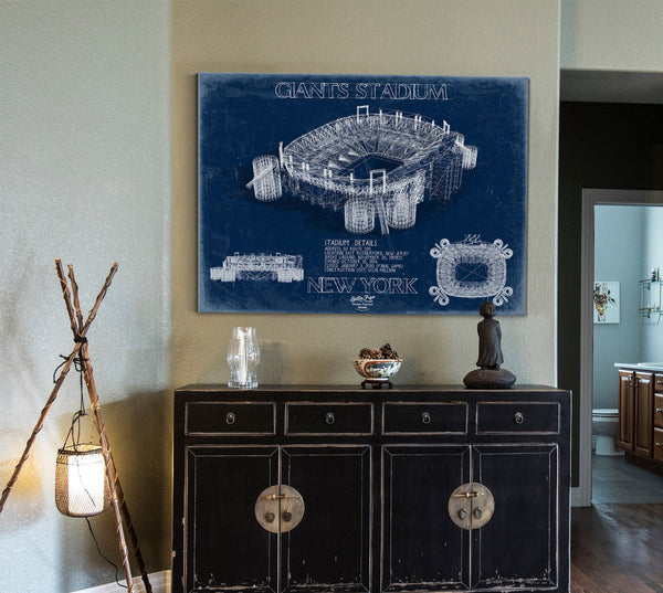 Bella Frye Giants Stadium Wall Art - Original New York Giants Print