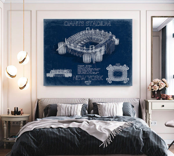 Bella Frye Giants Stadium Wall Art - Original New York Giants Print