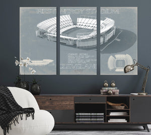 Bella Frye FirstEnergy Stadium Wall Art - Original Cleveland Browns Print