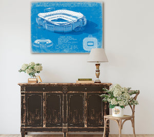 Bella Frye Bank of America Stadium Wall Art - Original Carolina Panthers Print