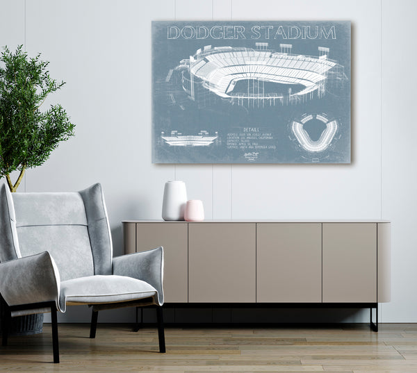 Dodger Stadium Wall Art - Original Los Angeles Dodgers Print