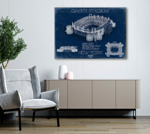 Bella Frye Giants Stadium Wall Art - Original New York Giants Print