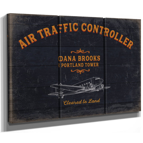 Personalized Air Traffic Controller Sign, Cleared To Land, image 15