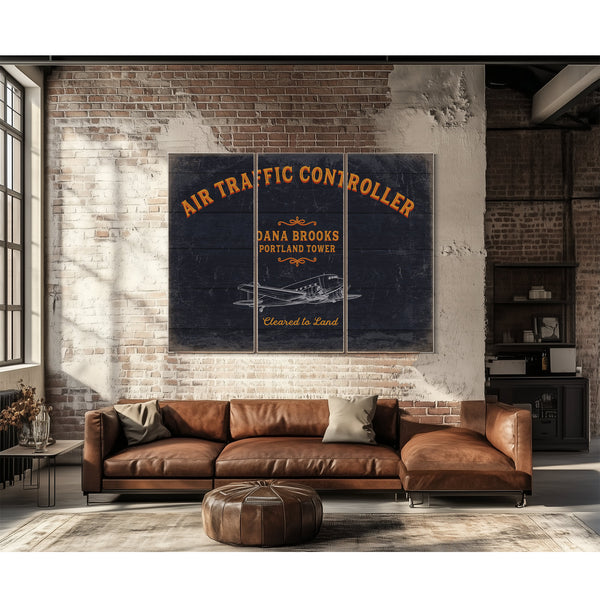 Personalized Air Traffic Controller Sign, Cleared To Land, image 16