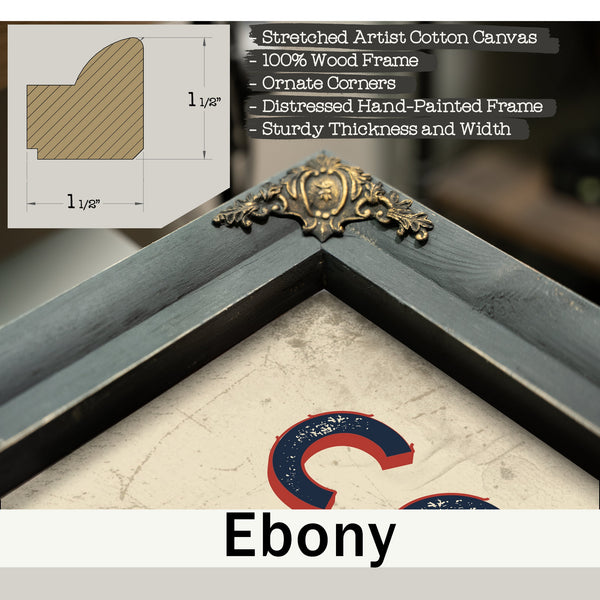 Personalized Contractor Sign, Measure Twice, Cut Once, Cream & Navy, image 13