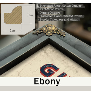 Personalized Gun Collector Sign, Collector of Fine History, Cream & Navy, image 13