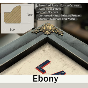 Personalized Land Surveyor Sign, I Know Where the Line Is, Cream & Navy, image 13