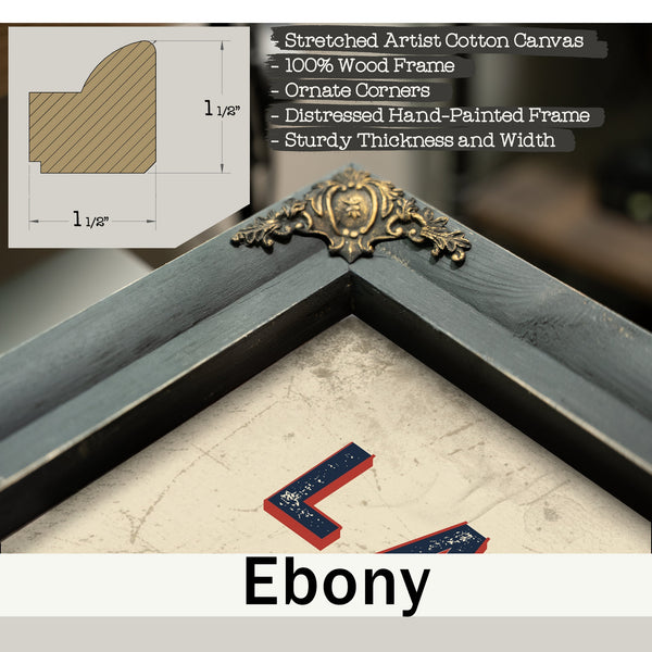 Personalized Land Surveyor Sign, I Know Where the Line Is, Cream & Navy, image 13