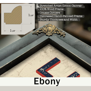 Personalized Librarian Sign, Shhh... I'm Reading, Cream & Navy, image 13