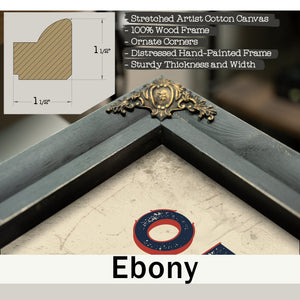 Personalized Orthodontist Sign, Brace Yourself, Cream & Navy, image 13
