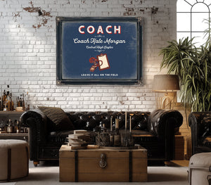 Personalized Coach Sign, Leave It All on the Field, Denim Americana, image 18