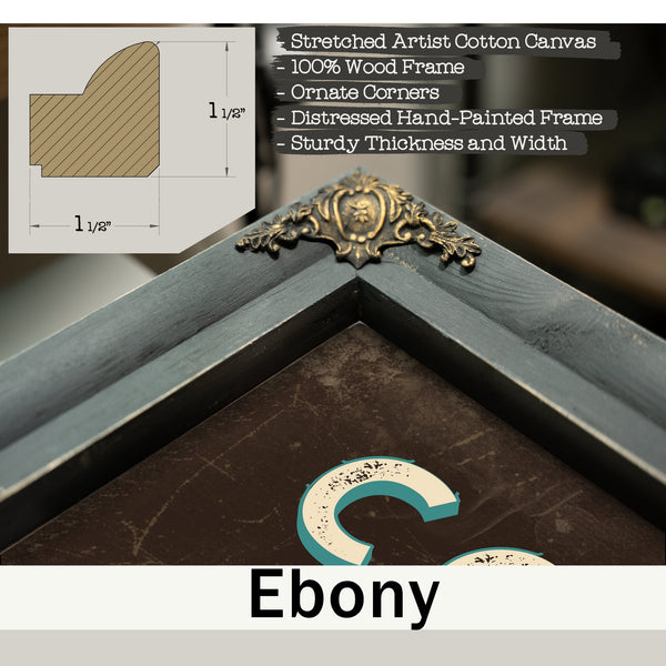 Personalized Contractor Sign, Measure Twice, Cut Once, Espresso & Turquoise, image 13