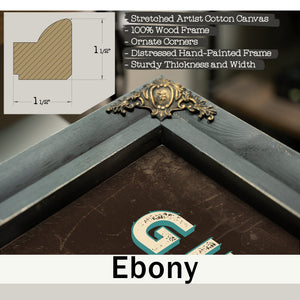 Personalized Gun Collector Sign, Collector of Fine History, Espresso & Turquoise, image 13