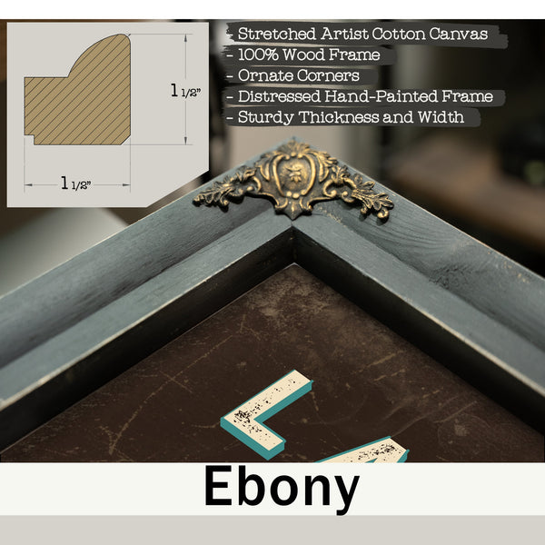 Personalized Land Surveyor Sign, I Know Where the Line Is, Espresso & Turquoise, image 13