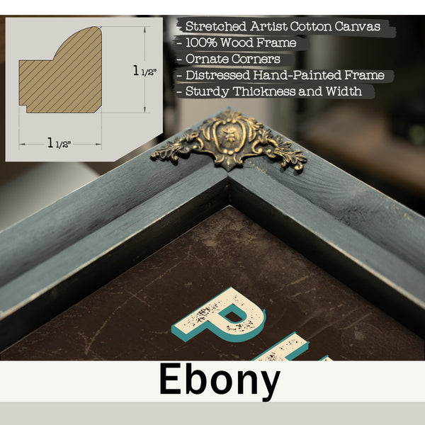 Personalized Photographer Sign, Say Cheese, Espresso & Turquoise, image 13