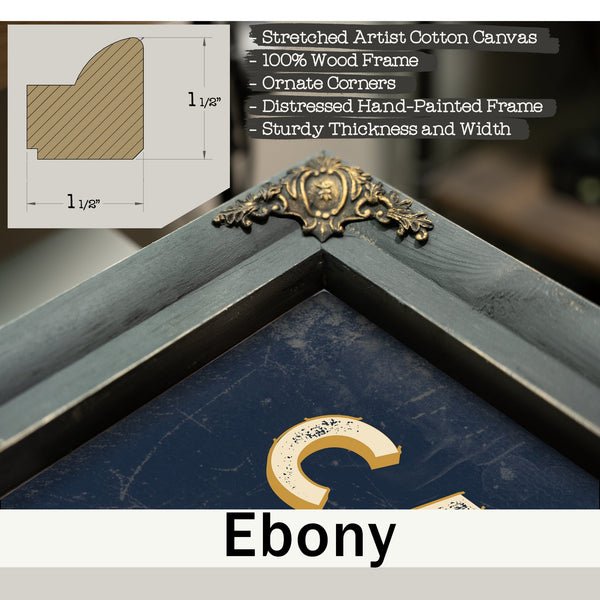 Personalized Cardiologist Sign, I Put My Heart Into My Work, Navy & Brass, image 13