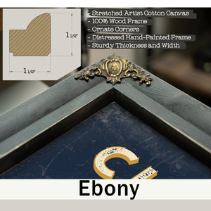 Personalized Civil Engineer Sign, Building Bridges, Navy & Brass, image 13