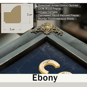 Personalized Contractor Sign, Measure Twice, Cut Once, Navy & Brass, image 13