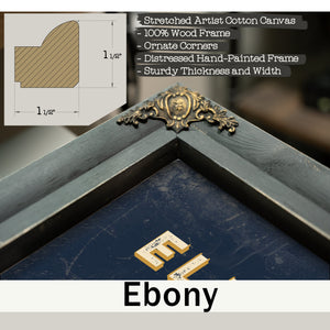 Personalized Electrical Engineer Sign, Ohm Sweet Ohm, Navy & Brass, image 13