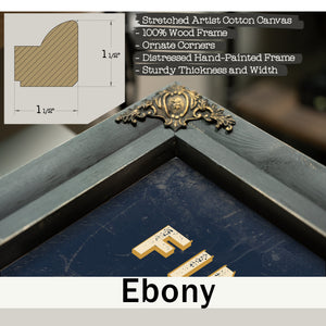 Personalized Financial Advisor Sign, Invest in Yourself, Navy & Brass, image 13