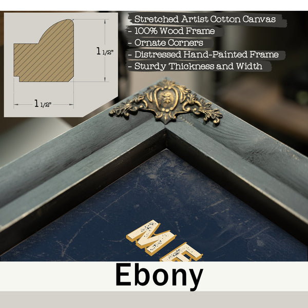Personalized Mechanical Contractor Sign, Keeping Things Running, Navy & Brass, image 13