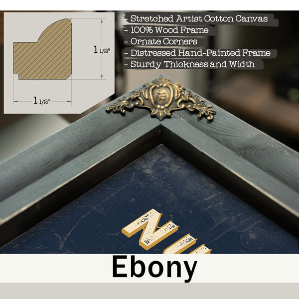 Personalized Nurse Practitioner Sign, Healing With Heart, Navy & Brass, image 13